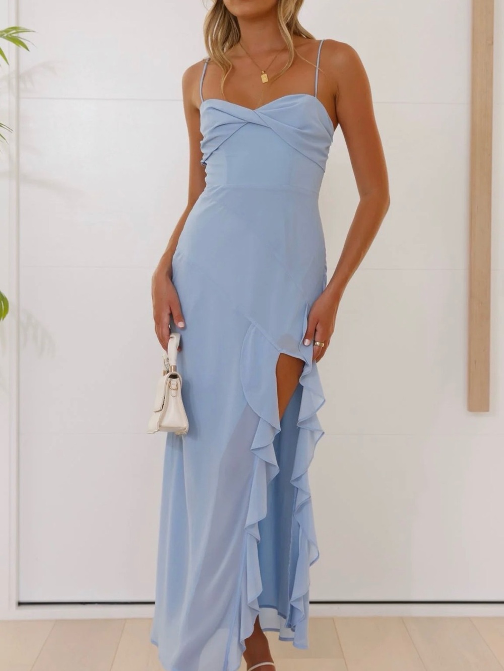 Billy J Kiyah Midi Dress in Blue